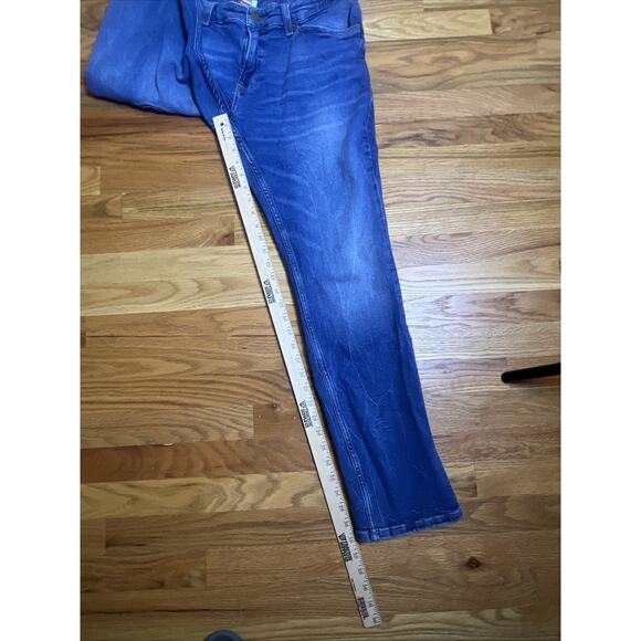 Vintage y2k Tommy Jeans Slim scaton 36 x 32 recycled Blue Denim Jeans Cotton - Picture 7 of 12